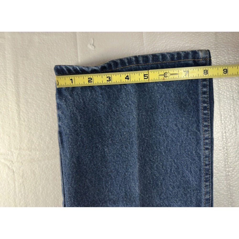 VTG‎ Rustler Bootcut Baggy Jeans Mens 40x30* Vintage Denim Made In USA - Picture 10 of 16